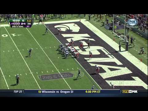 Miami vs. Kansas State Highlights 9/8/12