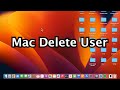 How to Delete User Account on MacBook