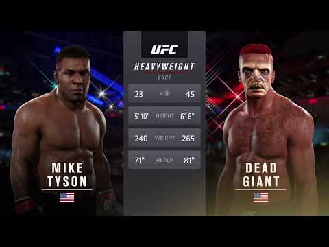 Mike Tyson vs. Dead Giant - EA sports UFC 2 - Crazy UFC 👊🤪