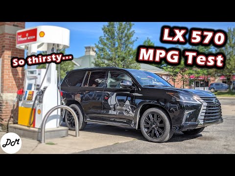 2021 Lexus LX 570 – MPG Test | Real-world Highway Range