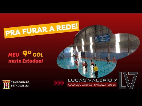 FUTSAL 2023 / FPFS SUB-18 -  MEU 9º GOL NO CAMPEONATO ( 1 DE 2 CONTRA O INCRÍVEIS FUTSAL)