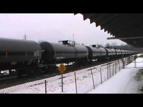 RailFanning-Painesville Depot-BNSF Crude Oil Train