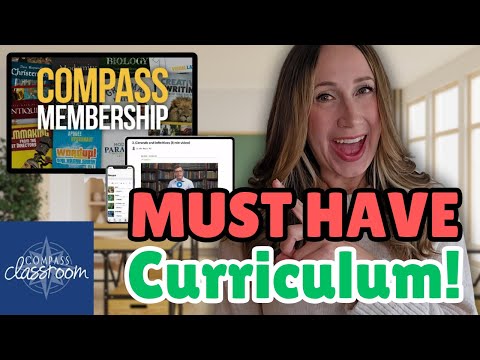 BEST ONLINE CHRISTIAN HOMESCHOOL CURRICULUM! 👌❤️- Compass Classroom Video Curriculum Review 2025