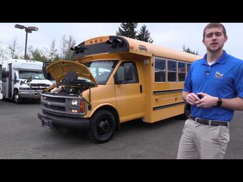 2002 Chevrolet Mid Bus 30 Passenger Type-A School Bus - B90692