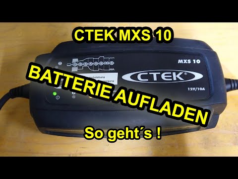 FAHRZEUG BATTERIE AUFLADEN | CTEK MXS 10 | Anleitung | Lebensdauer erhöhen!