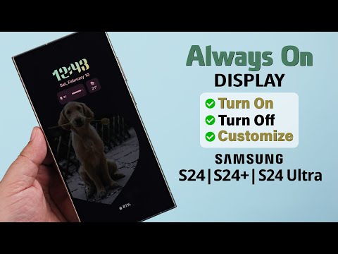 Galaxy S24/ S24+/ S24 Ultra: How To Turn ON/ OFF Always on Display! [Set Own Photo]