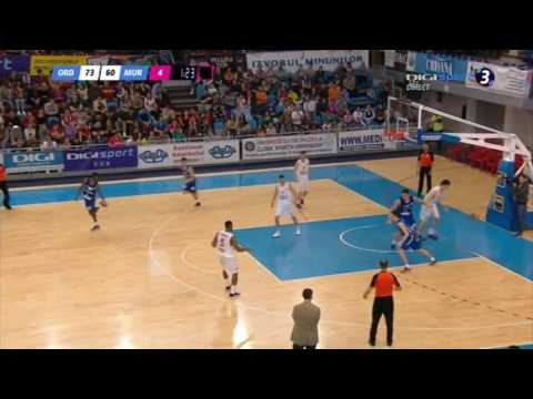 LNBM 2015 2016 Oradea Mures Aliaksandr Pustahvar highlights