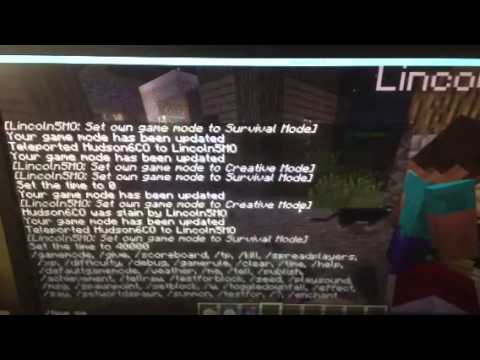 Minecraft how to change to morning and night time
