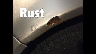 Car Fender repair rust & paint at home Diy