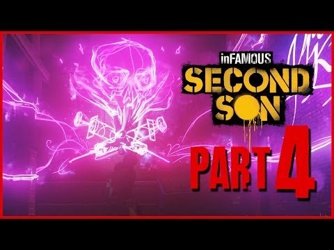 inFamous Second Son EVIL Walkthrough Part 4 - PINK NEON