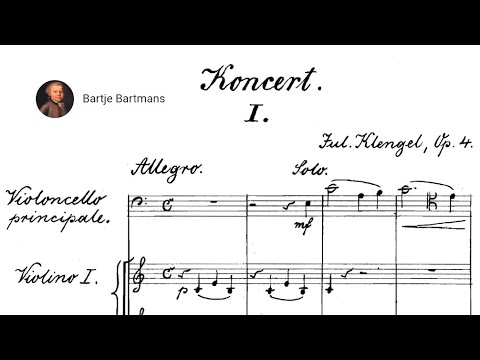Julius Klengel - Cello Concerto No. 1, Op. 4 (1882)