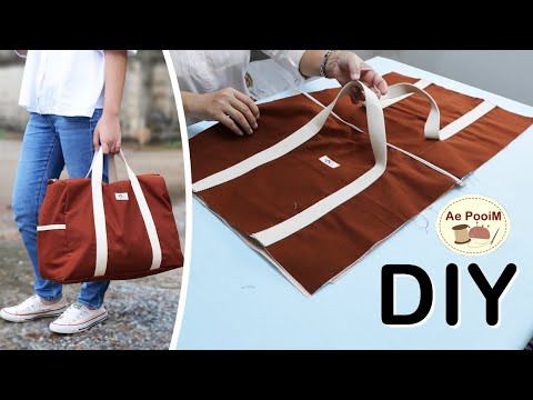 How to make a Travel Bag with Fabric