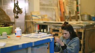 Italian artist Lulù Nuti: "When I study the material, it gives me a vision."