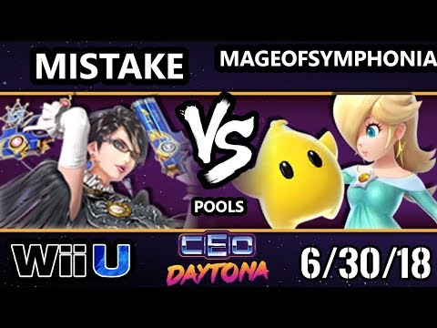 CEO 2018 Smash 4 - EMG | Mistake (Bayonetta) Vs. LG | MageOfSymphonia (Rosalina) Wii U - Pools