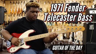 Video thumbnail for 1971 Fender Telecaster Bass Candy Apple Red | Guitar of the Day by Normans Rare Guitars