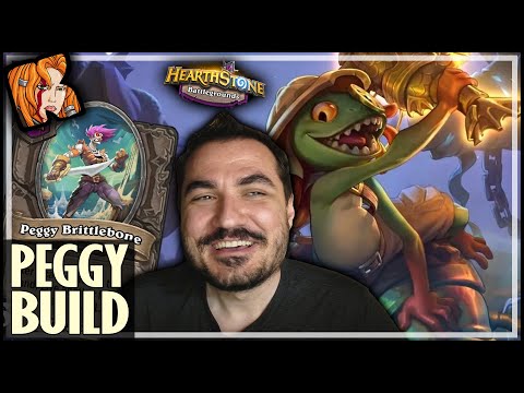 PEGGY GIGASCALING! - Hearthstone Battlegrounds