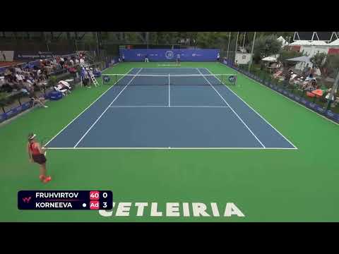 Linda Fruhvirtova [1] (CZE) vs Alina Korneeva [3] (RUS) // 1-6 5-7 // W50 Leiria // Final