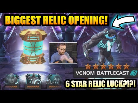 BIGGEST RELIC CRYSTAL OPENING! - 5x 6 Star Relic Crystals & 20 Nexus  - Marvel Contest of Champions