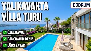 Bodrum Yalıkavak Deniz Manzaralı Özel Havuzlu Villa Turu