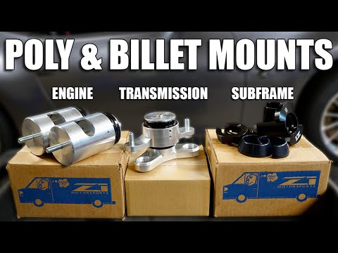 Upgrading my Engine, Transmission & Rear Subframe Mounts To Polyurethane & Billet Aluminum