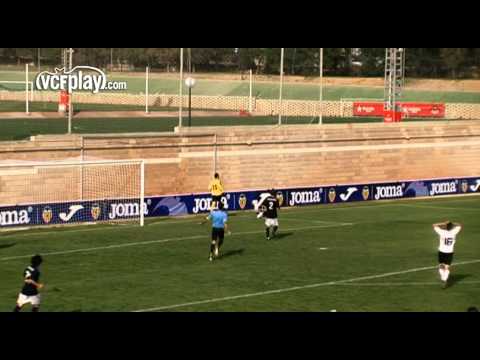 El VCF Mestalla empata ante el Huracán CF (0-0)