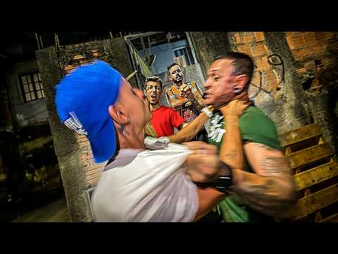 I climbed the hill and hit Arthur's father...