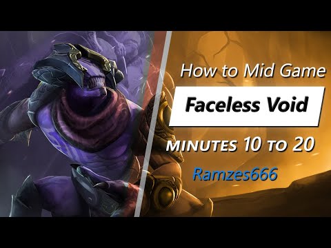 Ramzes666 mid game Faceless Void | Minute 10 to 20