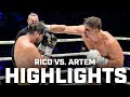 Rico Verhoeven DOMINATES Artem Vakhitov At GLORY 100 FIGHT HIGHLIGHTS