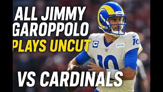Jimmy Garoppolo All Plays vs Arizona Cardinals | Full Uncut Game Reel