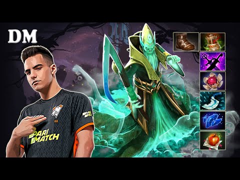 DM - Necrophos Offlane vs Faith bian Meepo | Dota 2 7.32c Gameplay