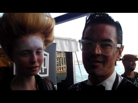 Brad Ngata Backstage at Dhini