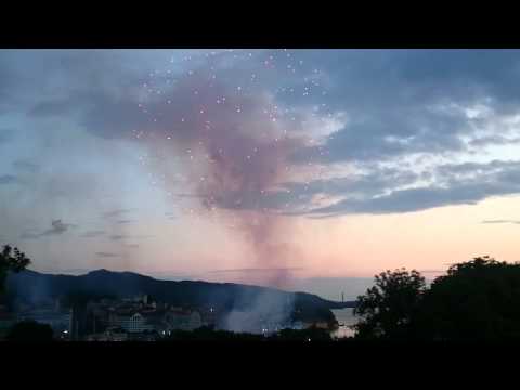 Fireworks over Bergen - Tall ship races
