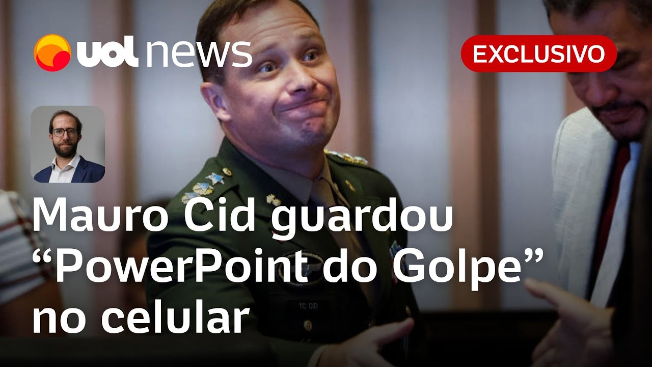 Mauro Cid guardou 'PowerPoint do Golpe' e outros documentos golpistas em celular | Aguirre Talento