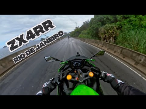 ZX4RR - Rio de Janeiro - Zona Sul pra Barra da Tijuca - Somente som da moto