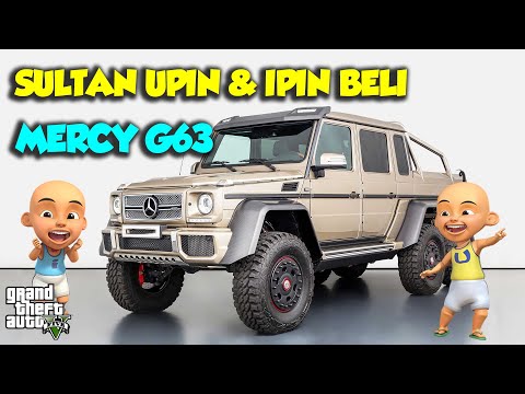Mercy G63 6x6 Sultan Upin Ipin Kebut Kebutan MACAN - GTA V Upin Ipin Episode Terbaru 815