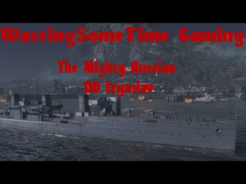 Izyaslav Russian Destroyer on  Fault Line: World of Warships