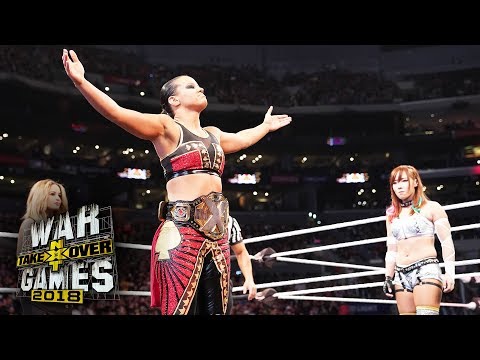 Shayna Baszler makes an intimidating entrance NXT Takeover: WarGames II (WWE Network Exclusive)