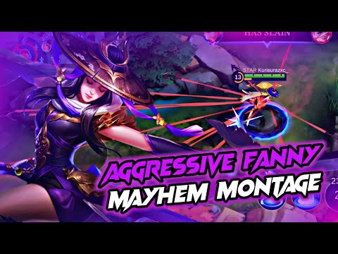 UNDERRATED FANNY USER!! AGGRESSIVE FANNY MAYHEM MONTAGE⚡⚡| MLBB