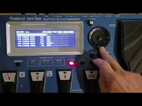ROLAND GUITAR SYNTH GR55 - TUTORIAL ON SENSITIVITY SETTINGS