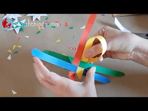 Flettede julestjerner - sådan fletter du en julestjerne - trin for trin - Danish Things