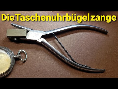 Uhrmacherwerkzeug erklärt - Die Taschenuhrbügelzange