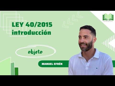 Ley 40/2015 introducción