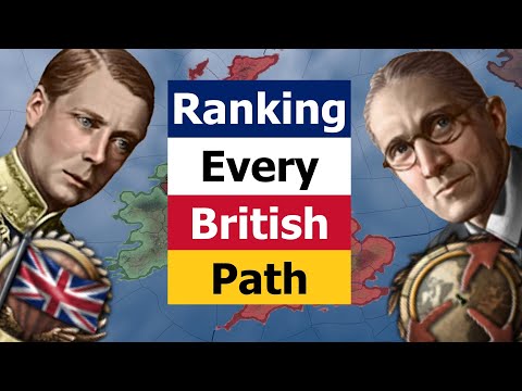 Ranking ALL 6 British Focus Trees in Hearts of Iron 4