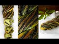 How To Make MATCHA SESAME BABKA Twisted Milk Bread