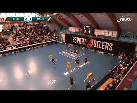 F-liigaM, Oilers - Indians, 11.4.2025, 19 minute.