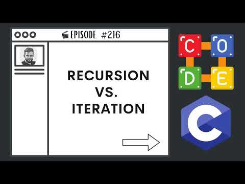 Recursion vs. Iteration | Ep. 216 | C Programming Language
