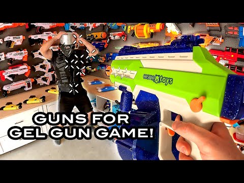 GUNS FOR GEL GUN GAME! Testing out all the top Gel Gun brands!