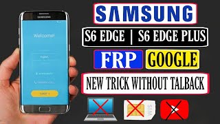 Samsung S6 Edge/S6 Edge Plus FRP Bypass Without Pc | S6 Edge/S6 Edge Plus FRP/Google Account Bypass