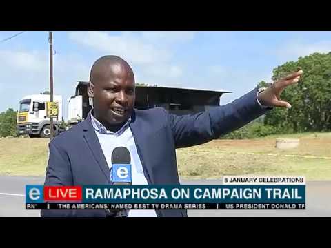 Cyril Ramaphosa on campaign trail