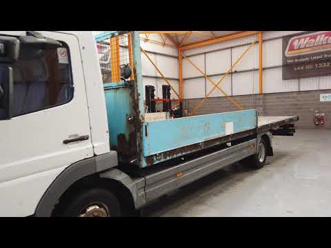 New In Stocklist For Sale: MERCEDES ATEGO 815, 7.5 TONNE 4X2 FLATBED - 2002 - BU02 WVM